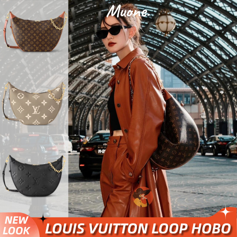 Louis Vuitton LV LOOP HOBO Women/Shoulder Bag Wanita / tas ketiak