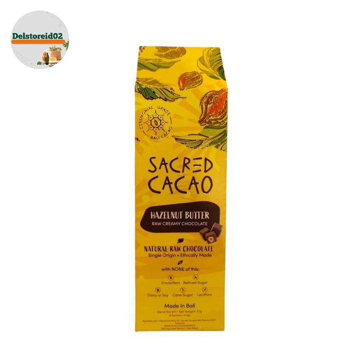 

Sacred cacao hazelnut butter raw creamy chocolate 57gr
