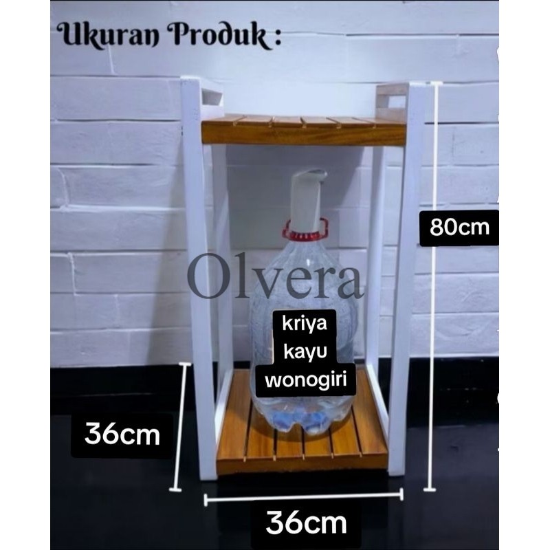 Promo Meja Magicom dan dispenser galon/ Rak Serbaguna 2 susun