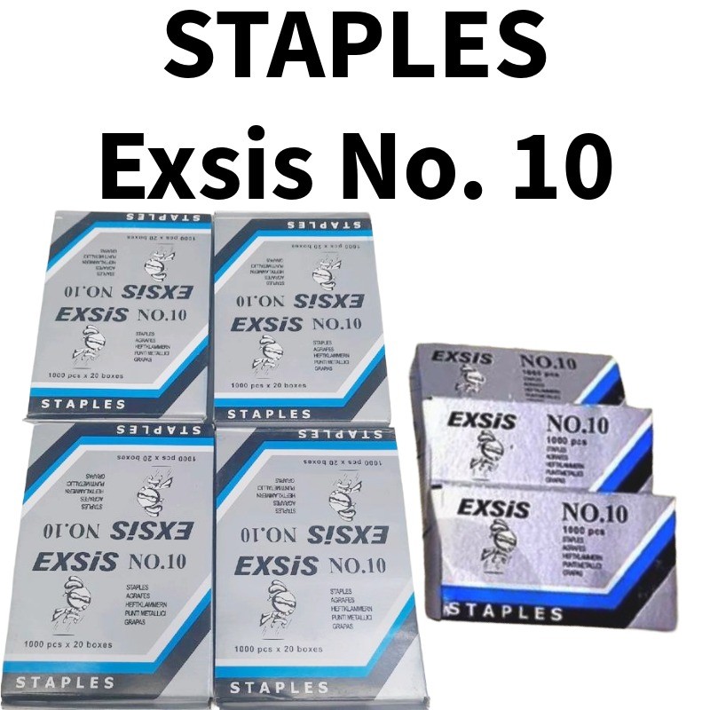 

♚Isi Staples EXIS NO - 10 BIRU 1 Kotak Isi Staples Kecil Exis BIRU♚
