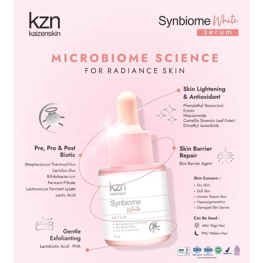 Kaizen Skin Synbiome White Serum 15ml/ Skin Barrier Serum
