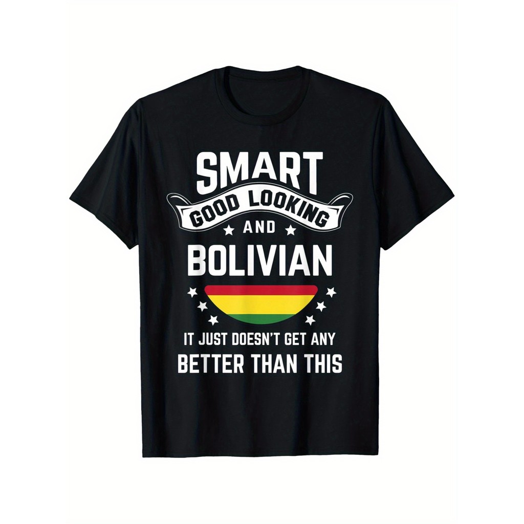 Kaos Pria Bolivia Keren - Baju Distro Pesta Bendera Negara | Katun 180gr