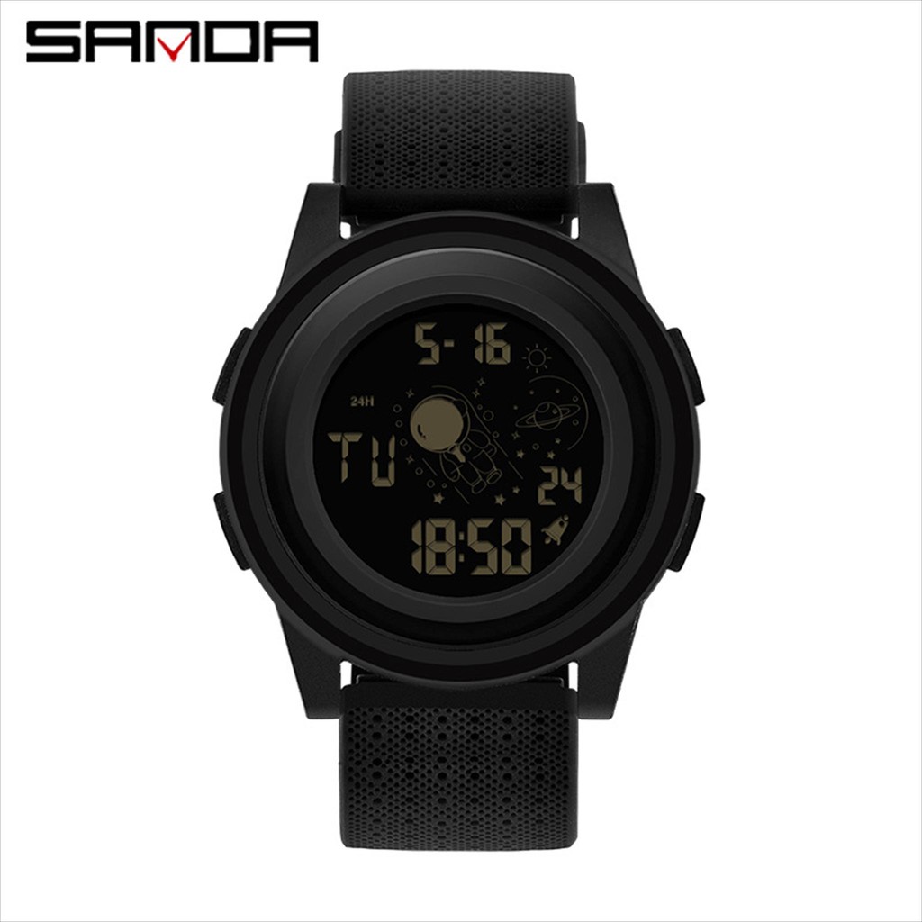 Jam Tangan Pria SANDA Digital 2153 Tahan Air Original