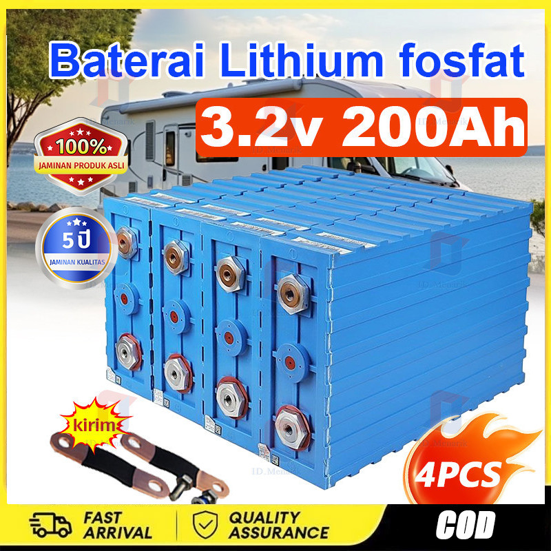 (Kirim dalam 12 jam)3.2V 200AH CALB UPS BMS 3.2V 200Ah 3.2V 120Ah  Elektrik Baterai Lithium LIFEPO4 