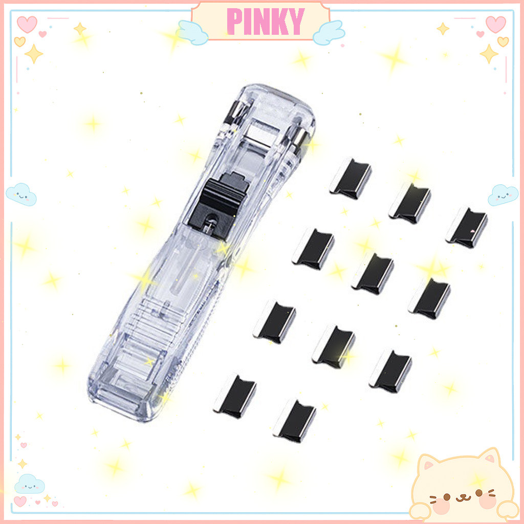 

MULTIFUNCTION AUTOMATIC PAPER BINDER CLIP FOR BINDING DOCUMENTS UP TO 40 SHEETS WITHOUT HOLES / MENJILID TANPA LUBANG