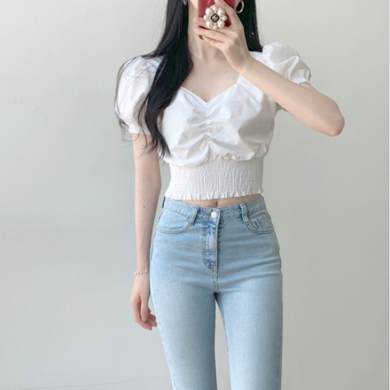 COD BLOUSE LUSY ATASAN TERBARU 2024 BAHAN RAYON TWILL CASUAL SANTAI SIZE S M L XL XXL XXL