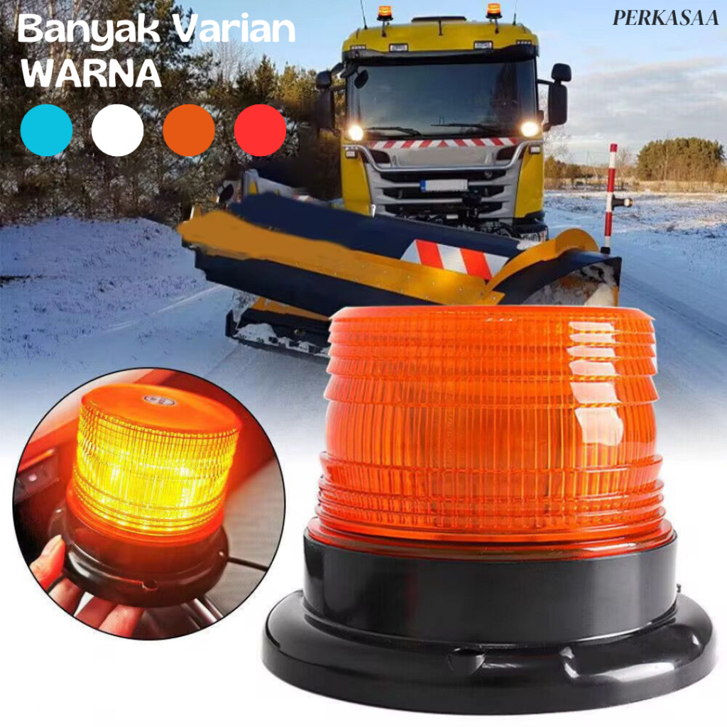 LYNNE.SHOP Lampu Rotary Emergency Rotary LED Blitz Flash 12V 24V