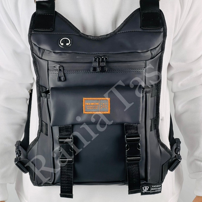 VQ - Tas Dada Jumbo Waterproof Tas Selempang Dada Tas Rompi Tactical Chest Bag Chest Rig Bag