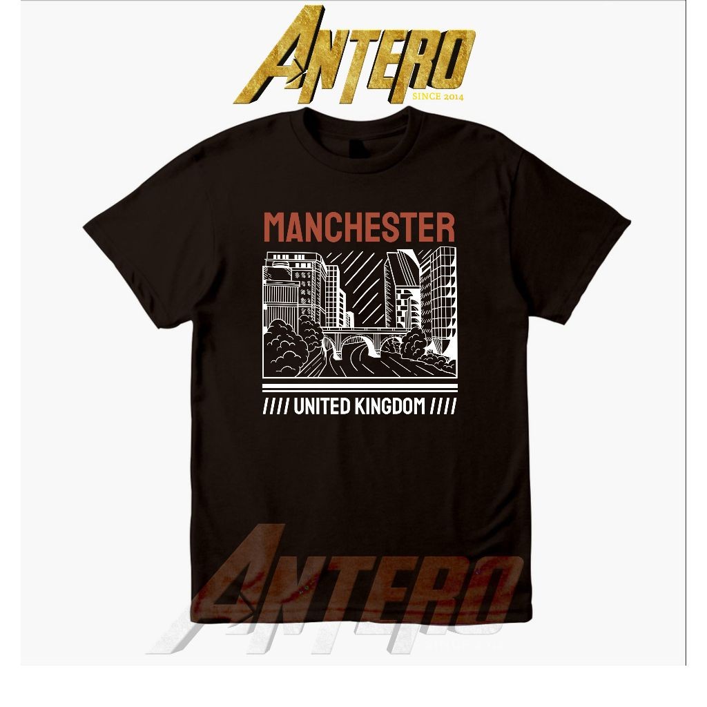 Kaos distro ibu kota Manchester di Inggris United kingdom Dewasa dan anak _Arvishop