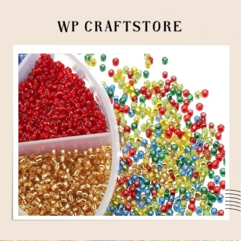 [WPC] (25 gram) MANIK PASIR SILVER LINE 11 oz/2 mm WP CRAFT STORE