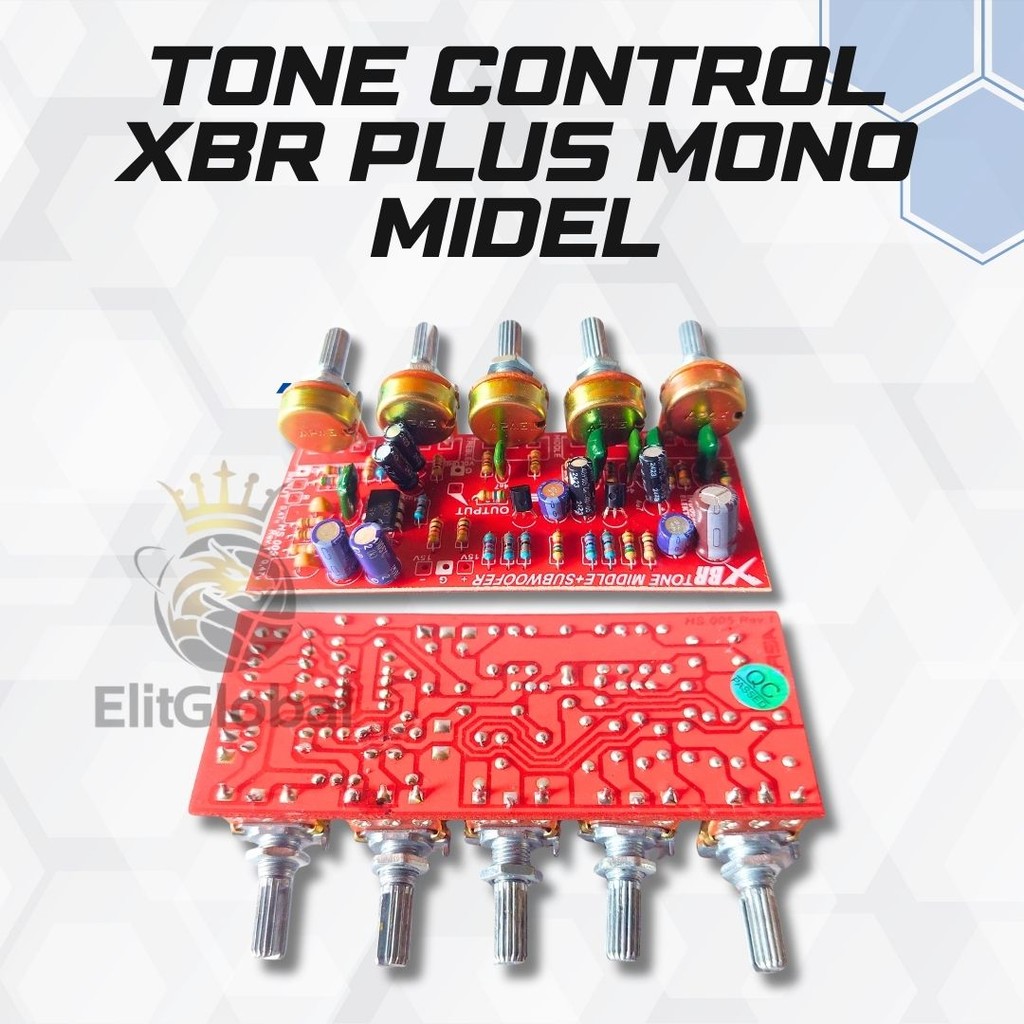 Kit Tone Control XBR Mono – Pengatur Suara Bass