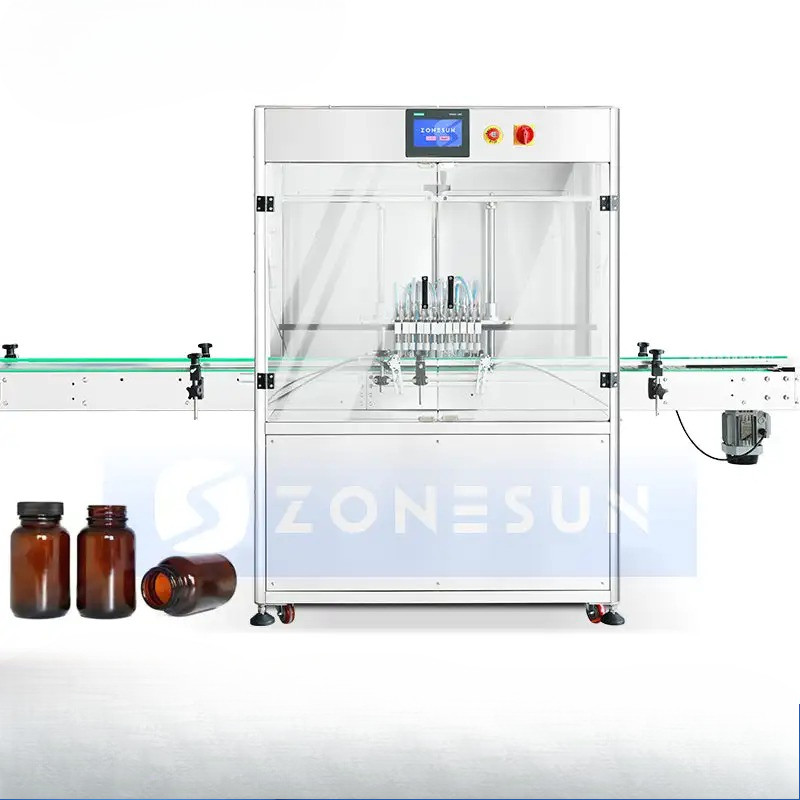 ZONESUN ZS-NIC3 12 Heads Air Rinse Bottle Cleaning Machine Negative Ion Bottle Washing Machine