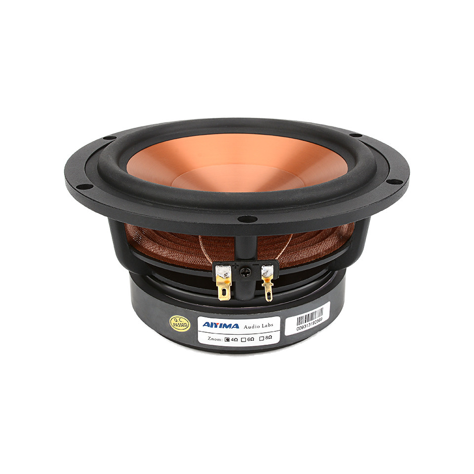 AIYIMA Audio 6.5 inch 4 8 Ohm 100W Midrange Bass Woofer Speaker  Aluminum Ceramic HIFI Bookself Loud