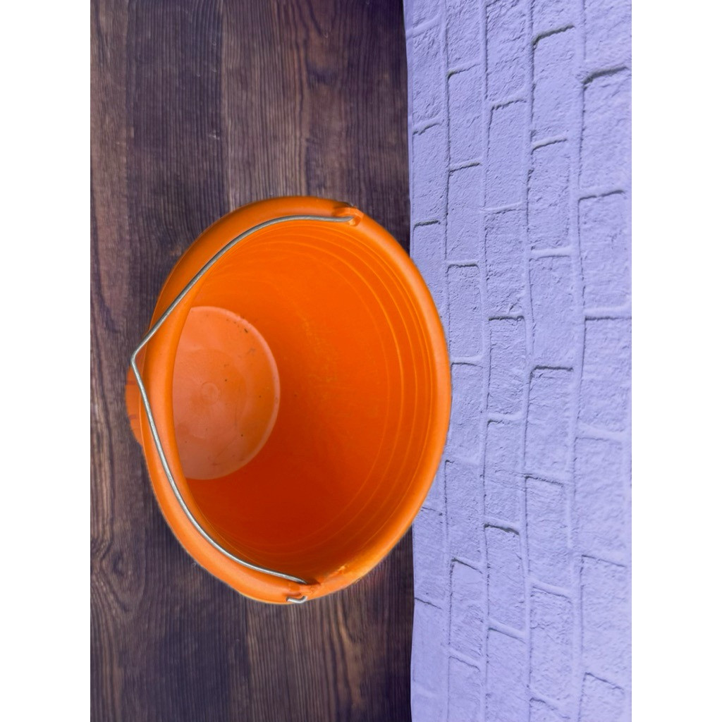 Ember Cor ORANGE ANTI PECAH BESAR / Ember Cor Plastik / Ember MURAH / Ember Anti Pecah / Timba Air A