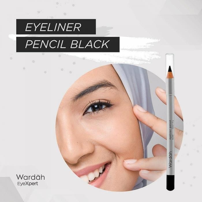Wardah Eyeliner Pencil black | Eyeliner Pensil Wardah/Eye Liner Wardah/Waterproof/Eyeliner