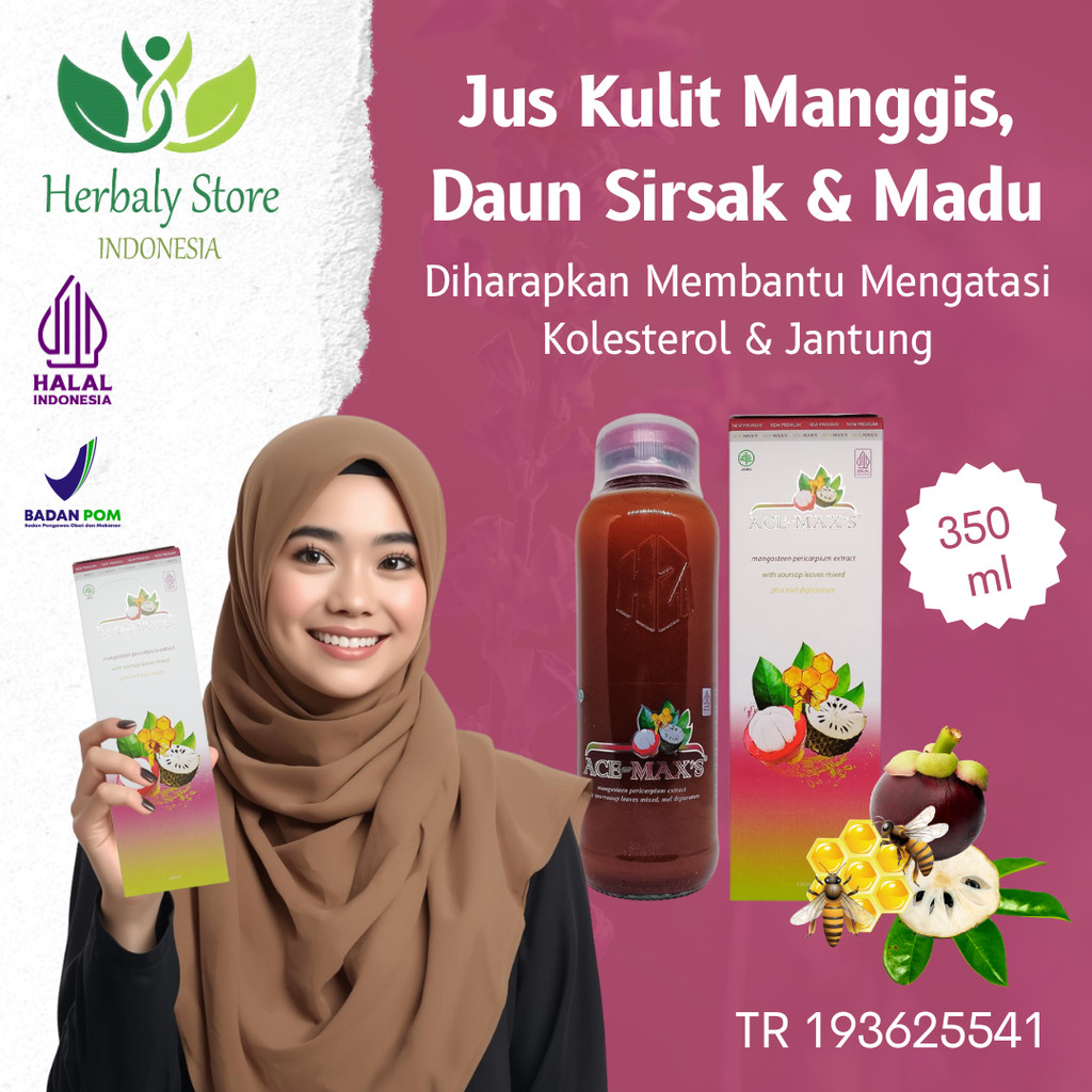 Ace Max | Ace Maxs | Acemax | Acemaxs | Acemax's | Asli Original 100% Jus Sari Kulit Manggis + Daun 