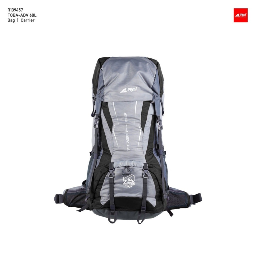 Carrier Arei Toba Adv 60 Liter Tas Gunung 60L Kerir Keril Backpack Tas Punggung Camping Ransel Outdo