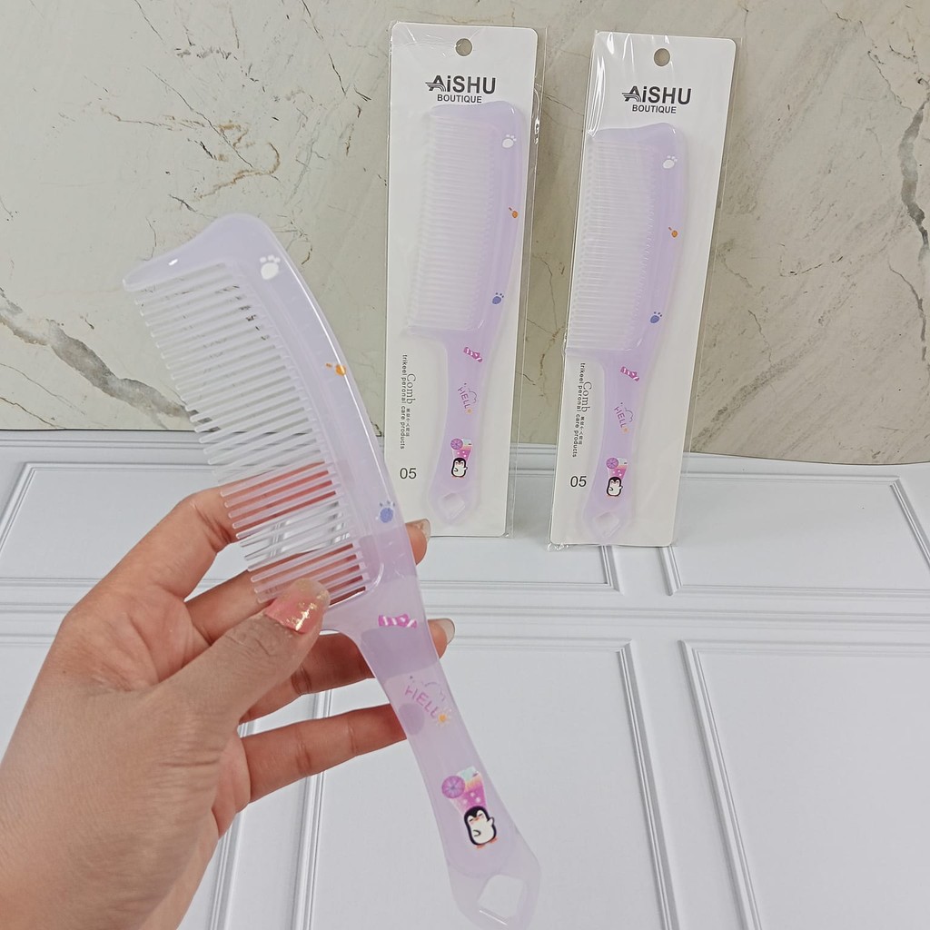 Sisir Rambut Anti Kusut Dan Rontok Aesthetic Lucu