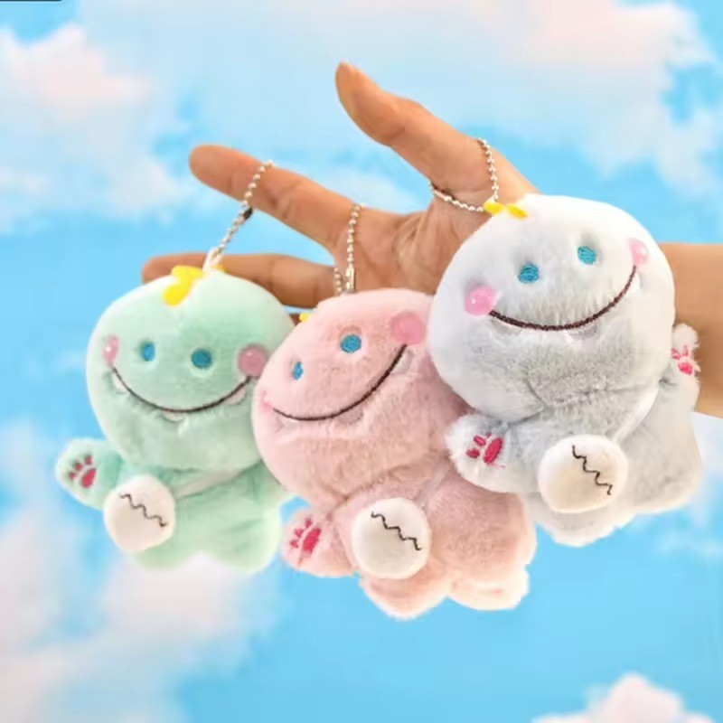 Gantungan Kunci Dinosaurus Hewan Mewah Lucu Perhiasan Mainan Anak Perempuan Tas Mobil Gantungan Kunc