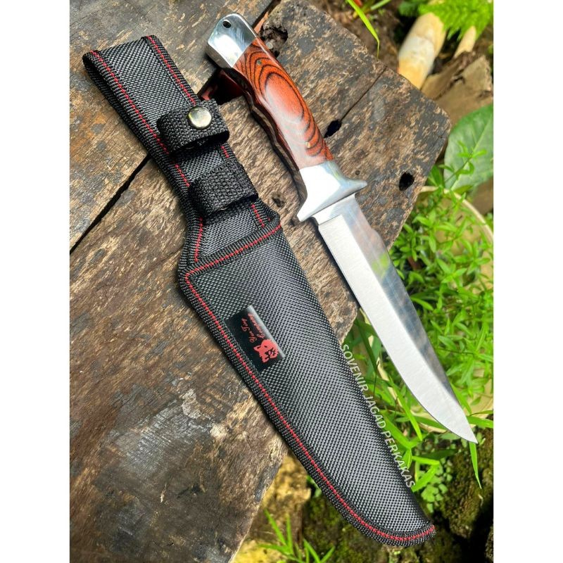 OP(store) PISAU COLUMBIA Anti Karat Stainless Steel Fulltang Kuat Serbaguna Survval Kuat Camping