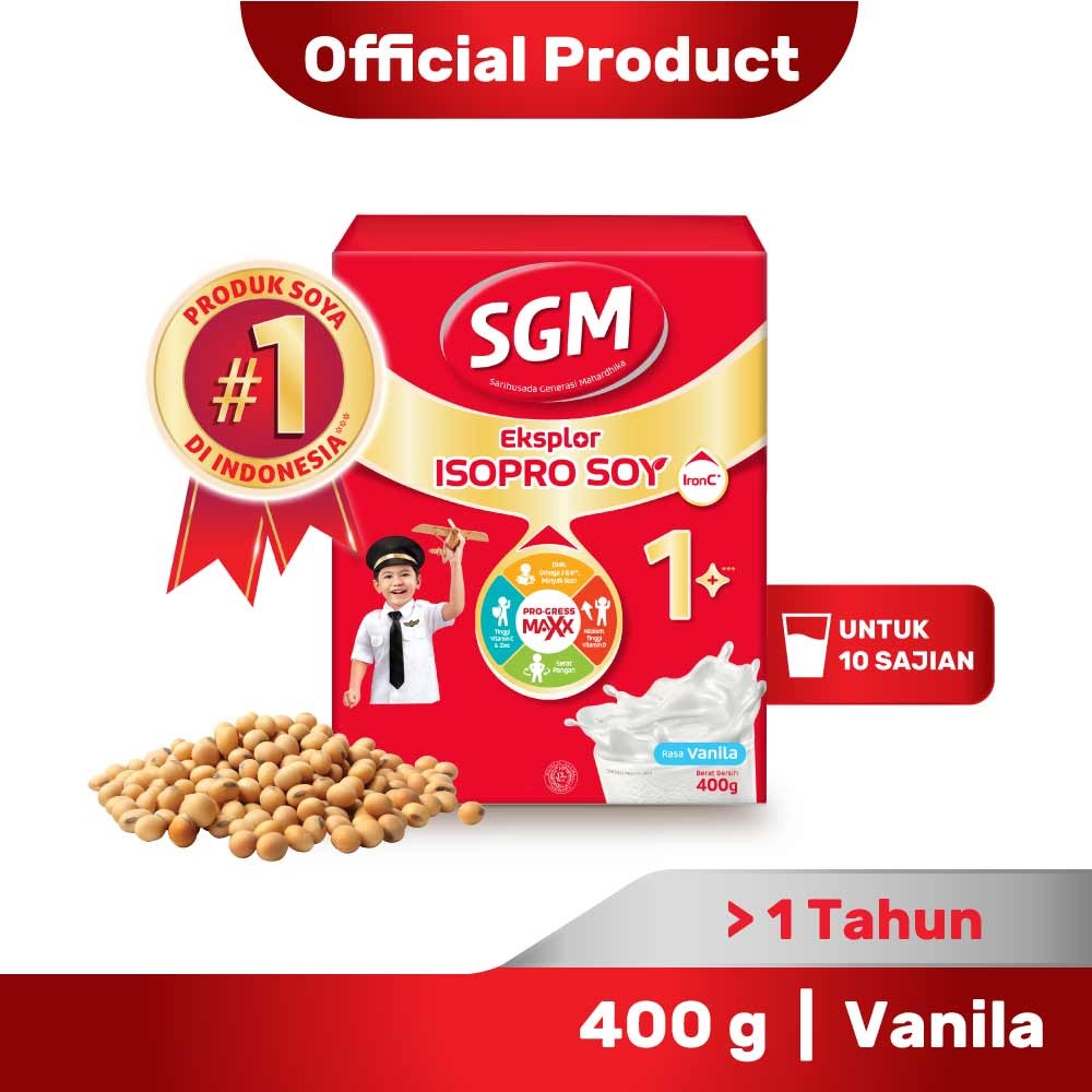 SGM SOYA 1+ EKSPLOR PRO-GRESSMAXX VANILLA 400g