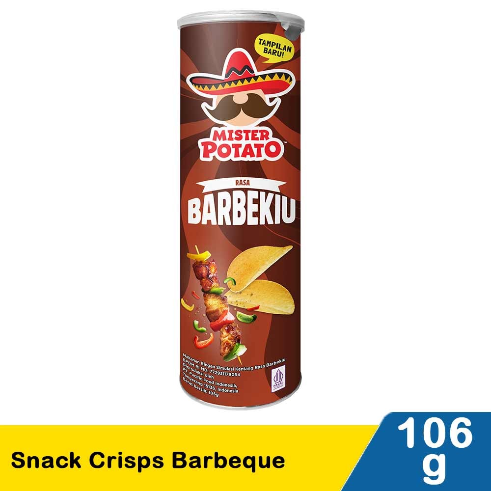 MISTER POTATO SNACK CRISPS BARBEQUE 106g