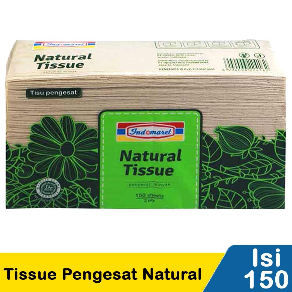 Indomaret Tissue Pengesat Natural 150'S 2 Ply