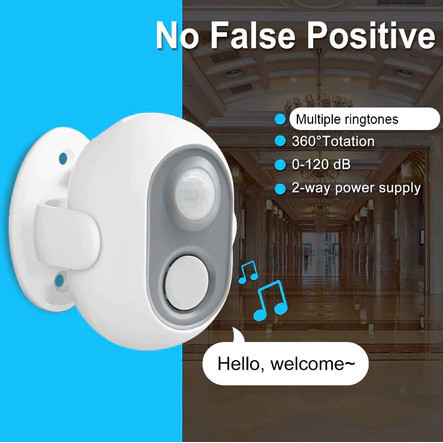 IAutomatic Doorbell Bel Alarm Bel Pintu Otomatis Sensor Sensor Gerak Inframerah Rumah Alarm Sensor S