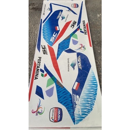 Striping Stiker Honda New Cb150r v3 Motif Mandalika