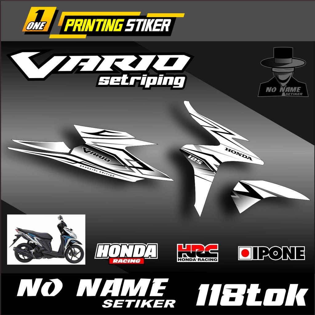 Stiker Striping Vario Techno 125 Fi 2014 Striping Stiker List