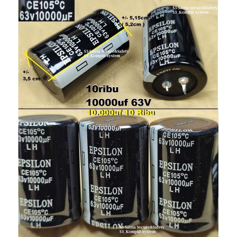 Elko 10000uf 63V 10ribu 63v 10.000uf 63v10000uf elco 10000 uf 63 v 63vol 10000uF 10000uf63v