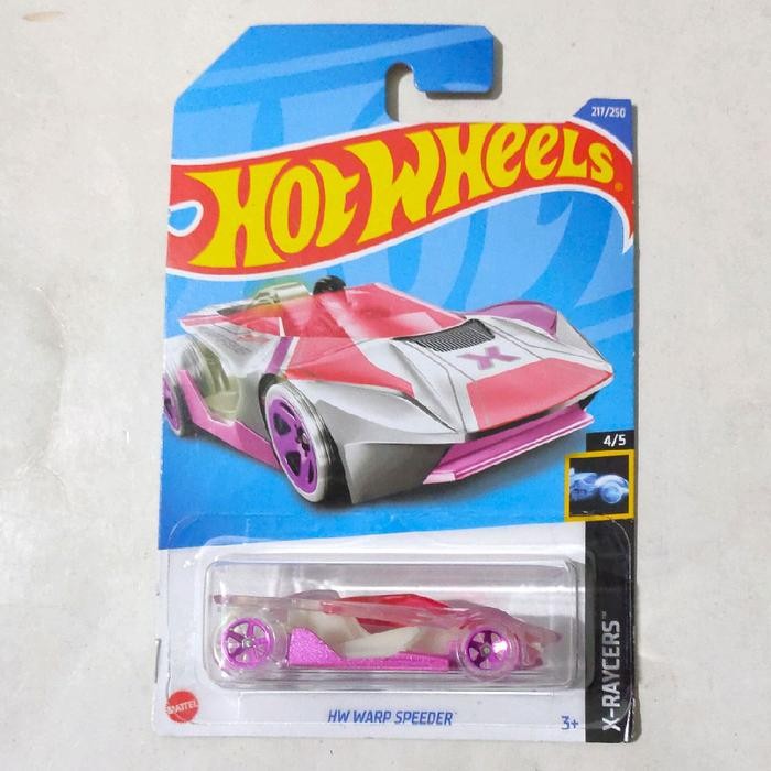 Hotwheels Hot Wheels Warp Speeder pink 2022 Treasure Hunt Reguler THR