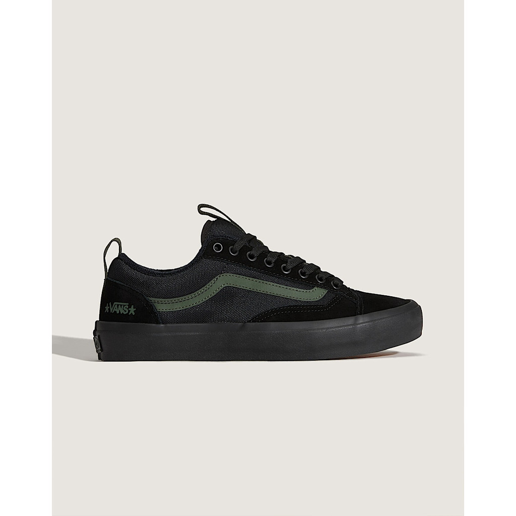 Vans x Atiba | Sepatu Vans Skate Old Skool 36+ Black Dark Green
