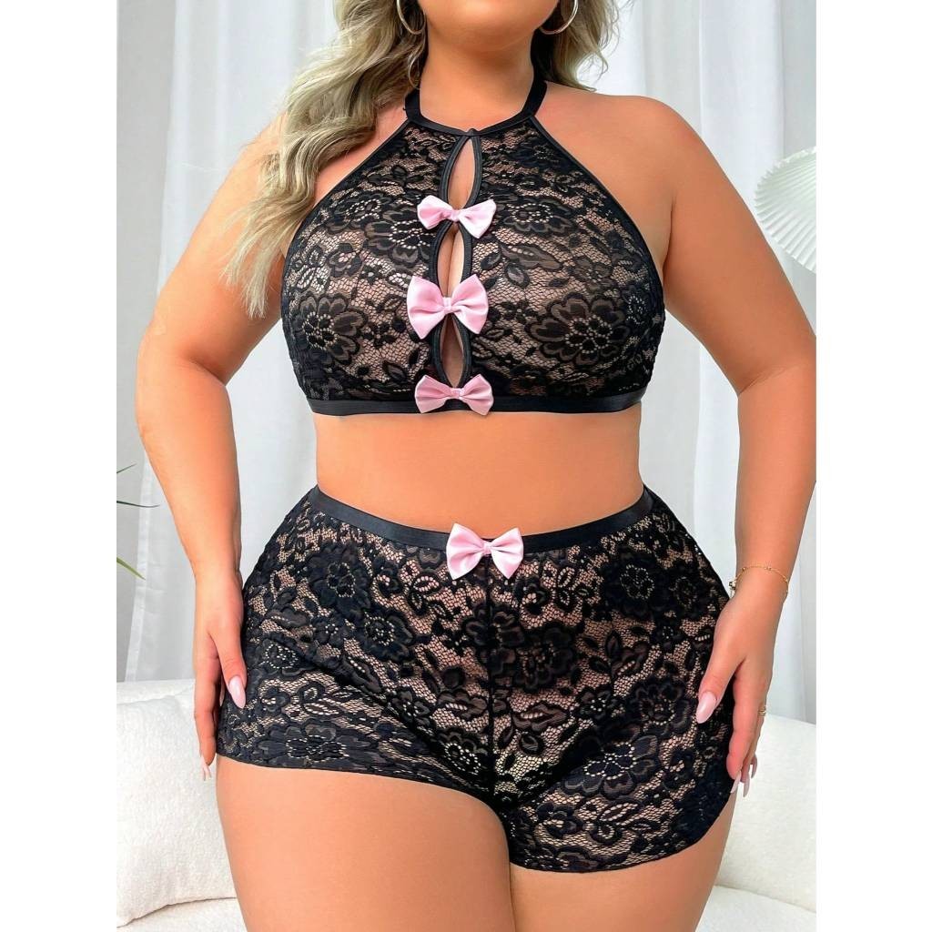 HP50240 bra set jumbo 1XL - 4XL sexy lingerie bra renda bra transparan bra set big size