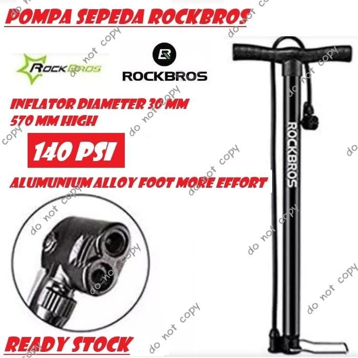 Pompa Sepeda Rockbros Pump MTB Roadbike Presta Bola 5930 140Psi - 140 psi by Inspire id
