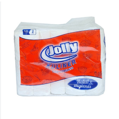 Jolly Coreless 1 Ball isi 100 roll/Tisu Jolly Roll Kuliner