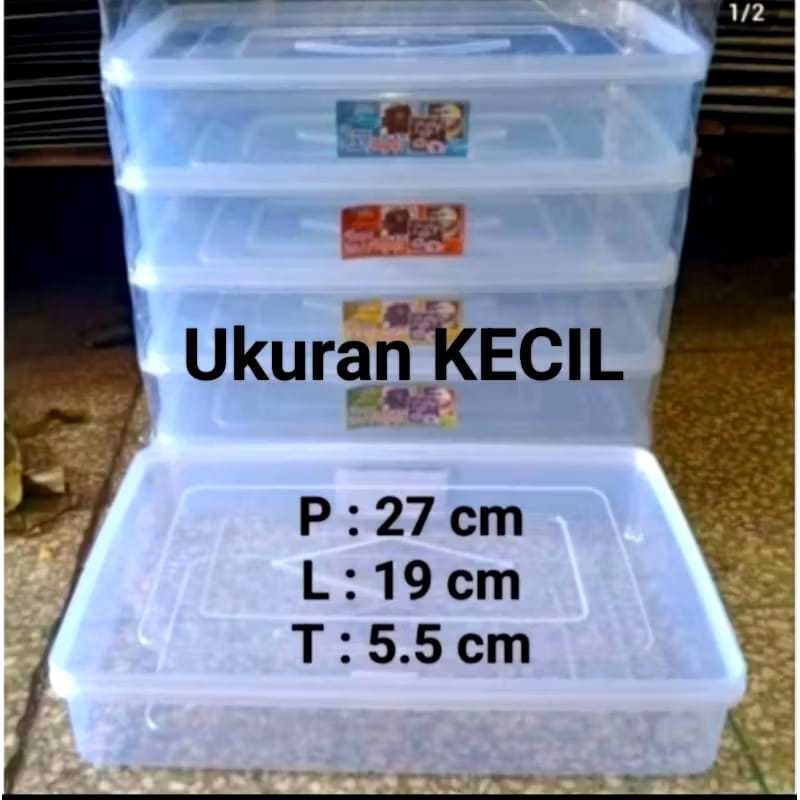 Box Donat Kecil / Kotak Untuk 6 Donat / Tempat Donat Kecil Plastik Nagoya Tantos 5215
