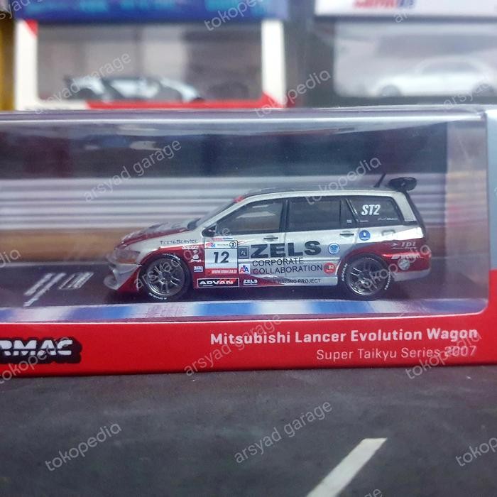 Diecast Tarmac Mitsubishi Lancer Evolution Wagon Super Taikyu 07 Segel TKsb99