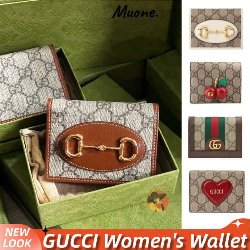 Tas wanita Gucci Horsebit 1955 Card Case Women's Wallet/Card Holder
