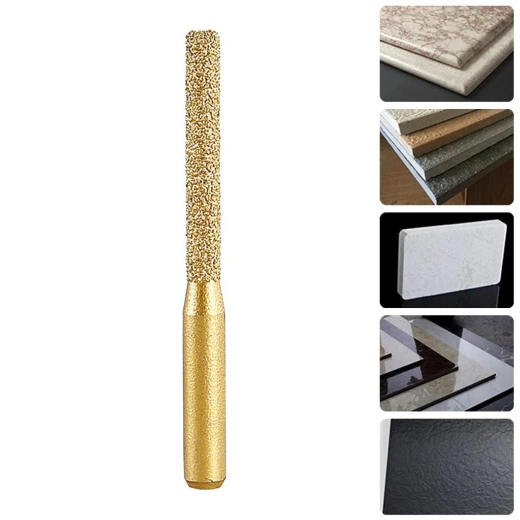 Mata Profil CNC Diamond Mata Router Keramik 6.35mm Mata Ukir Batu Alam Granit Andesit Candi Patung