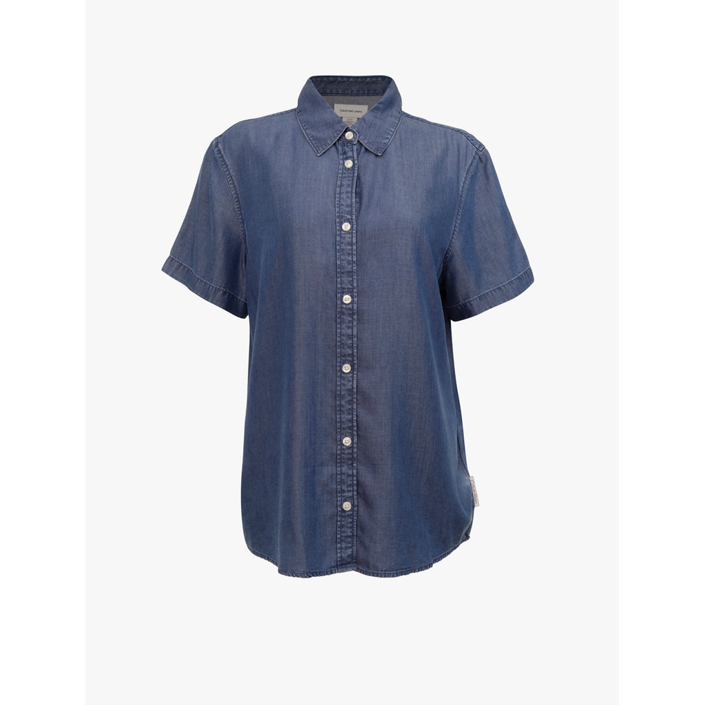 Calvin Klein - SS TENCEL DENIM SHIRT BLUE OCEAN