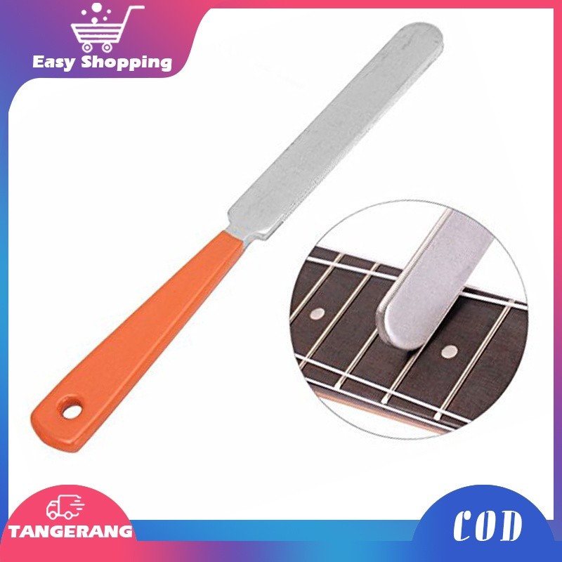 RAIDSHOP Fret Gitar Stainless File Kikir Poles Fret Gitar Alat File Pemotong Tepi Sempit Untuk Fret 