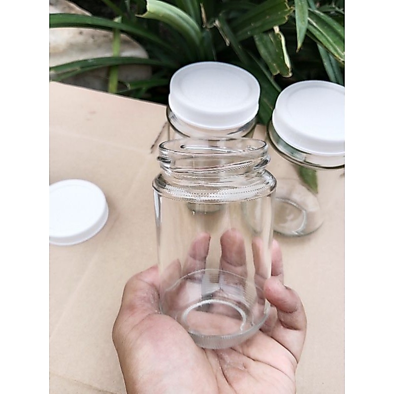 Botol kaca jar 300ml / Jar kaca 300ml / Toples kaca 300ml