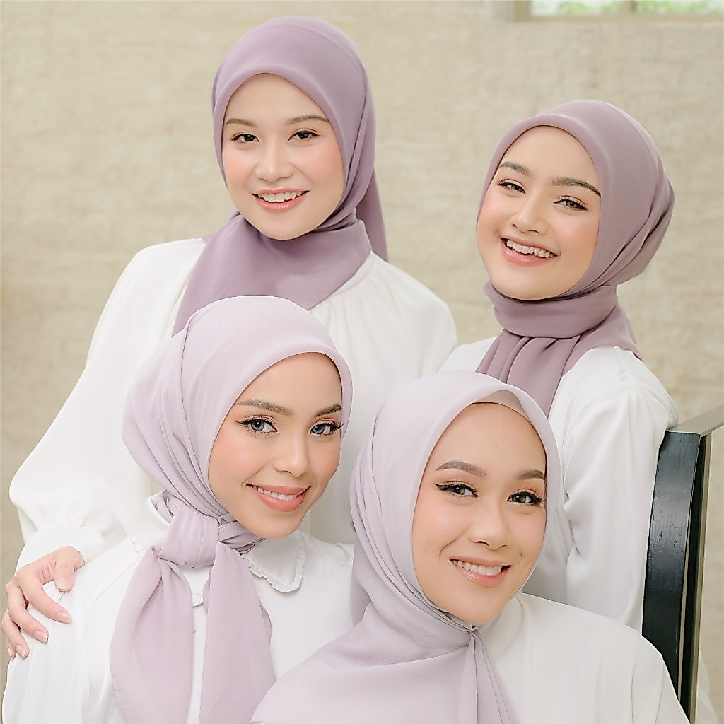 Uju Style - Hijab Segiempat Polly Cotton
