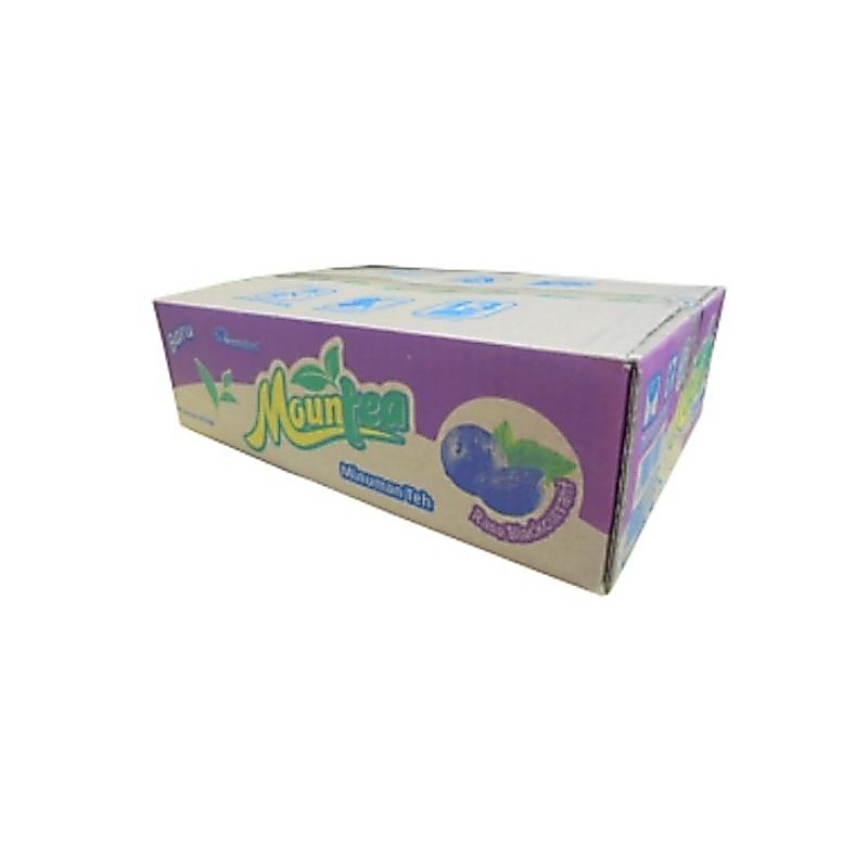MINUMAN - Mountea Minuman Teh Rasa Blackcurrant dan Apel Hijau isi 24  Cup