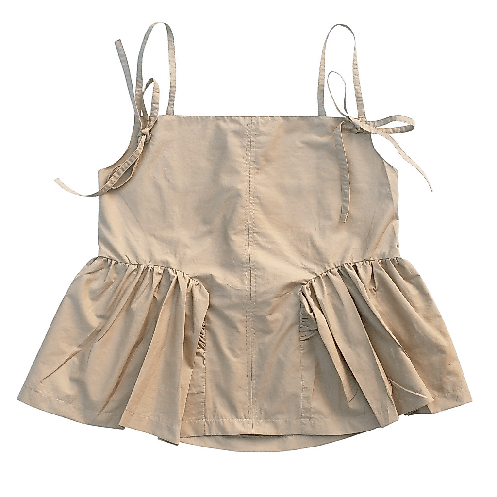 Tanktop Cream / Khaki - Massicot - Rayliene Tanktop