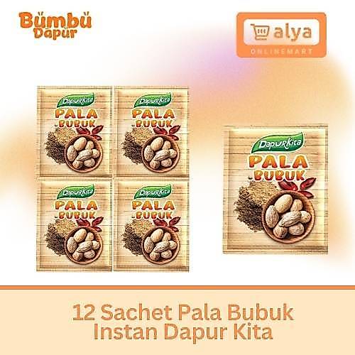 Dapur Kita Bumbu Pala Bubuk 12 Sachet