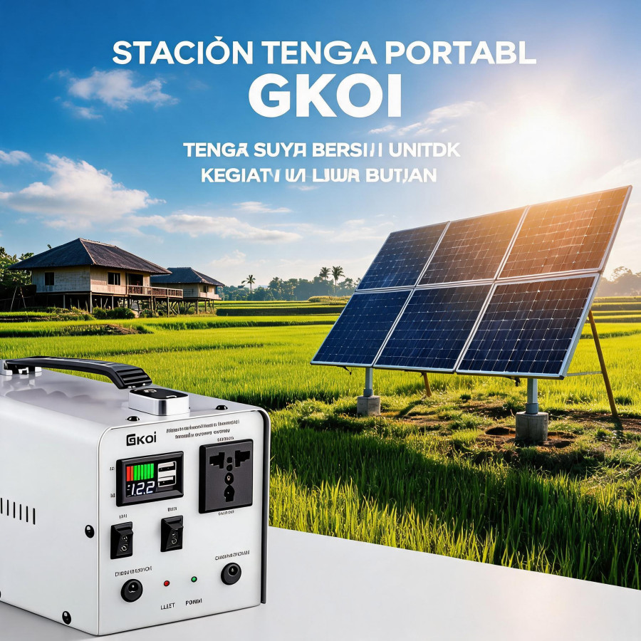 Generator Mini Tenaga Surya Portabel 500wh