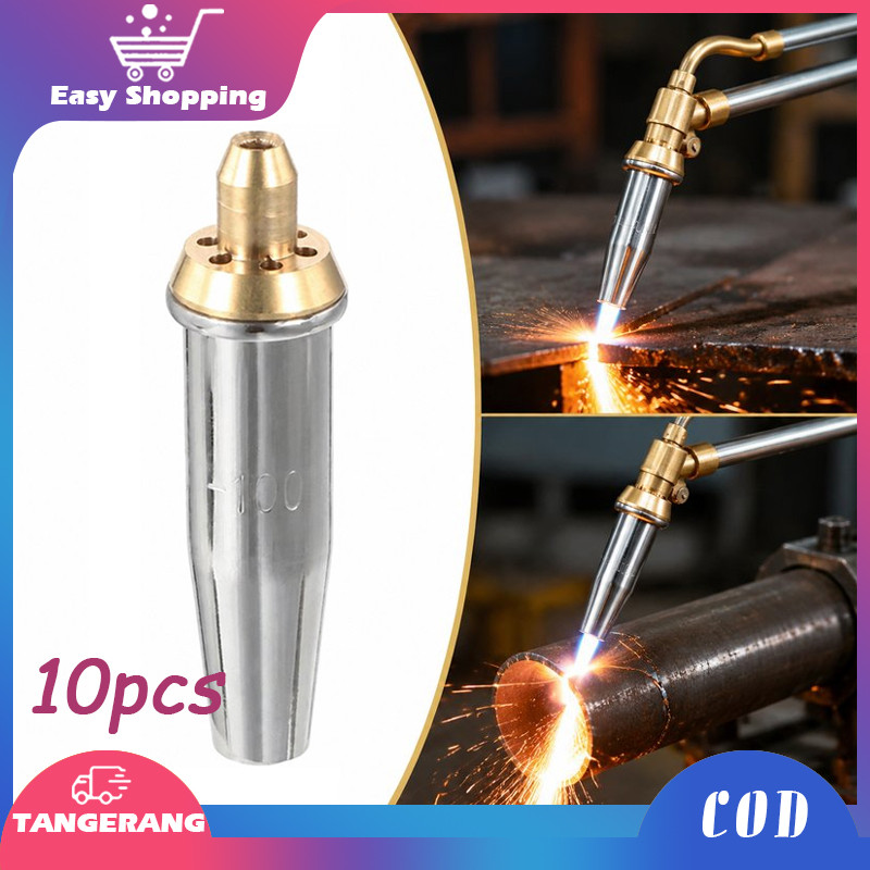 Isi 10 Mata Nozzle Cutting Tip Strong 8 ST-8 No.1 No.2 No.3 Mata Blender Las Potong LPG Propana Torc