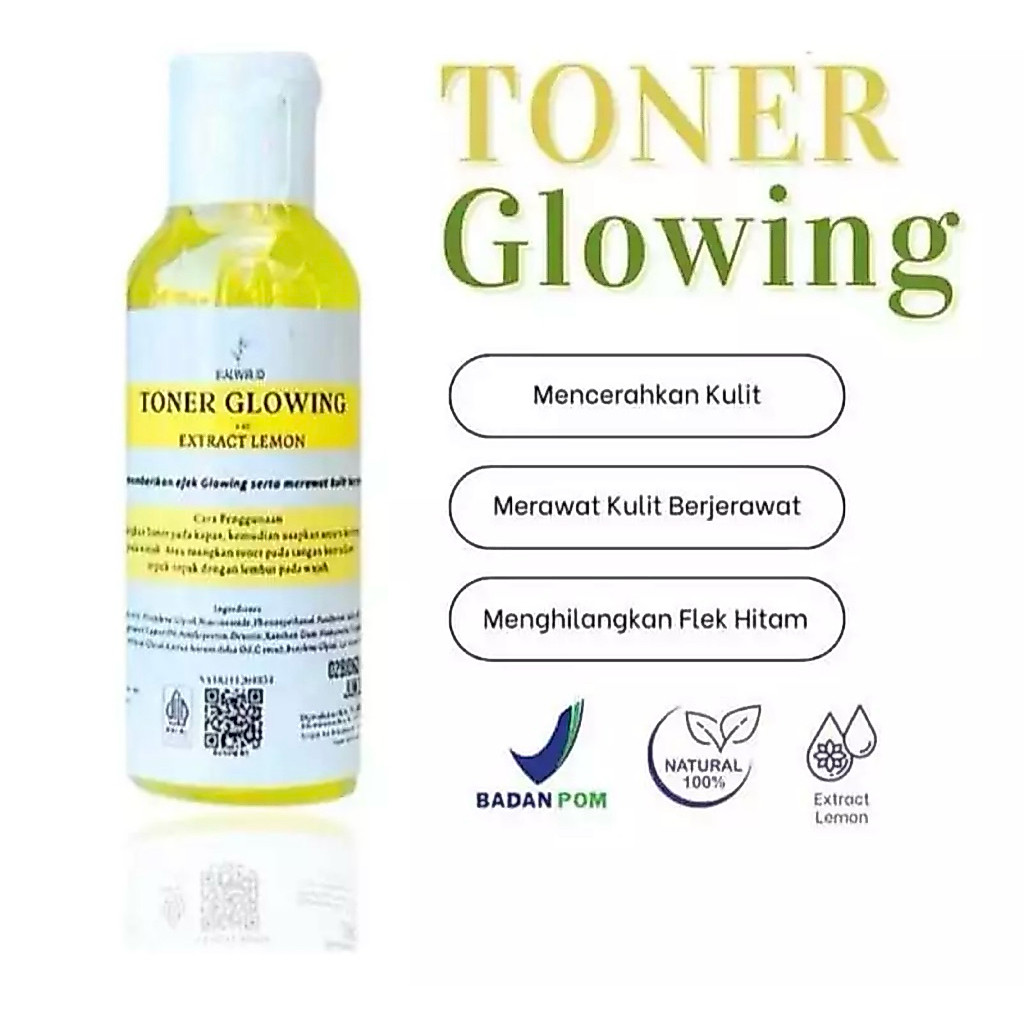 Toner glowing lemon bikin glowing